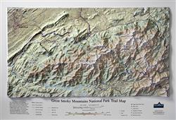 Great Smoky Mountains National Park 3D Trail Map 0041